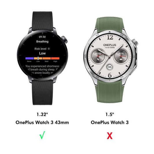 For OnePlus Watch 3 43mm 2pcs ENKAY 3D Full Coverage Soft PC Edge PMMA HD Screen Protector Film - Screen Protector by ENKAY | Online Shopping UK | buy2fix