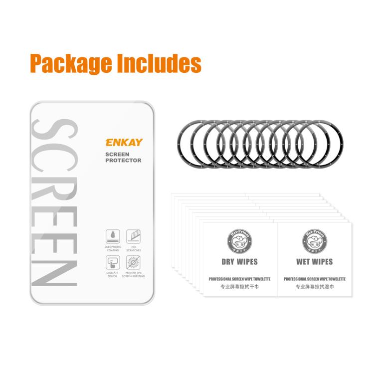 For OnePlus Watch 3 43mm 10pcs ENKAY 3D Full Coverage Soft PC Edge PMMA HD Screen Protector Film - Screen Protector by ENKAY | Online Shopping UK | buy2fix