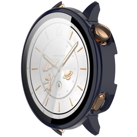 For OnePlus Watch 3 43mm Tempered Film Integrated PC Watch Protective Cover(Ink Blue) - Watch Case by buy2fix | Online Shopping UK | buy2fix