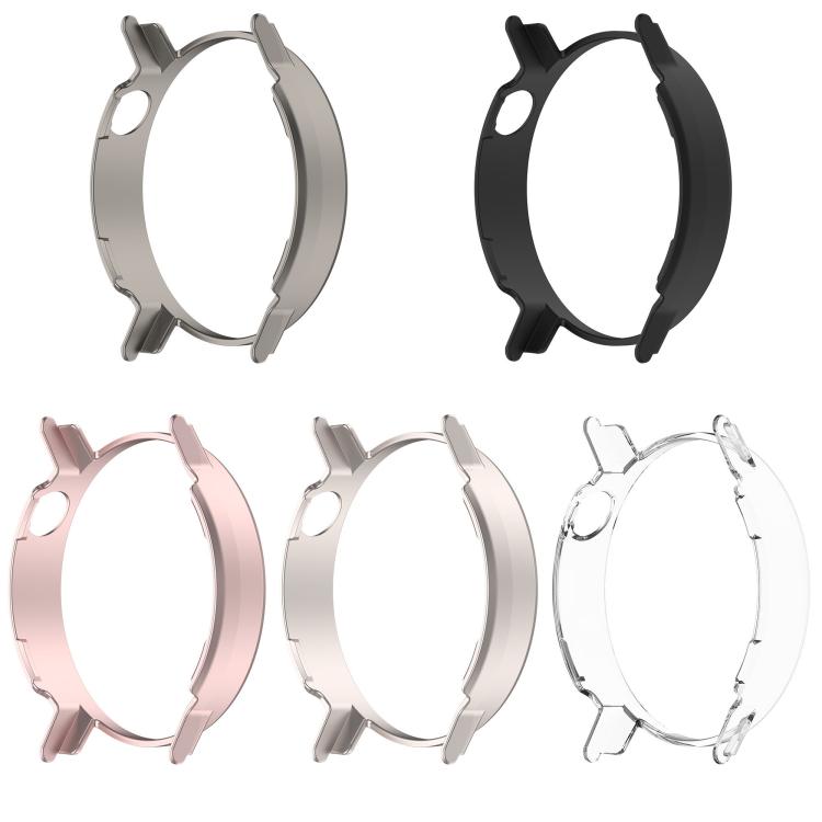 For CMF Watch 3 Pro Half Coverage Hollowed PC Watch Protective Cover(Titanium Steel Color) - Watch Case by buy2fix | Online Shopping UK | buy2fix