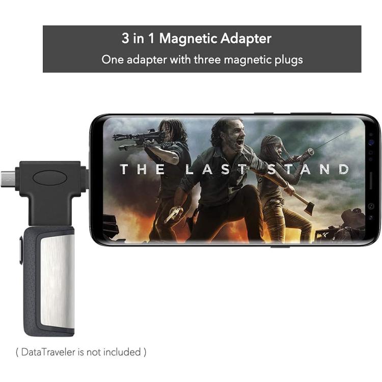 JUNSUNMAY 2 in 1 OTG Converter USB 3.0 to Micro USB and Type-C Adapter - OTG Adapter by JUNSUNMAY | Online Shopping UK | buy2fix