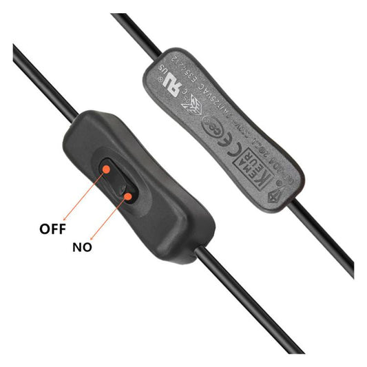 JUNSUNMAY USB 2.0 Male to 2 Dual USB Female Jack Y Splitter Hub Power Cord Extension Adapter with On/Off Switch - USB Cable by JUNSUNMAY | Online Shopping UK | buy2fix