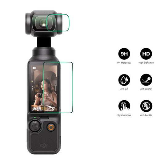 For DJI Osmo Pocket 3 2pcs ENKAY Hat-Prince 0.2mm 9H Tempered Glass Screen Protector Watch Film - Protective Film & Stickers by ENKAY | Online Shopping UK | buy2fix