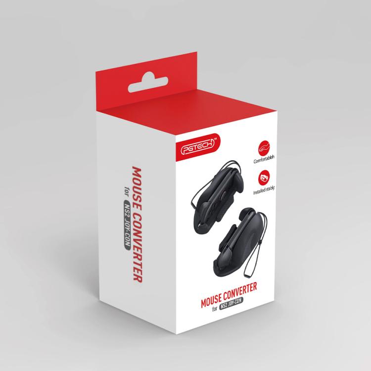 For Nintendo Switch 2 PGTECH Mini Portable Mouse with Left and Right Gaming Hand Controllers(Black) - Gamepads by buy2fix | Online Shopping UK | buy2fix