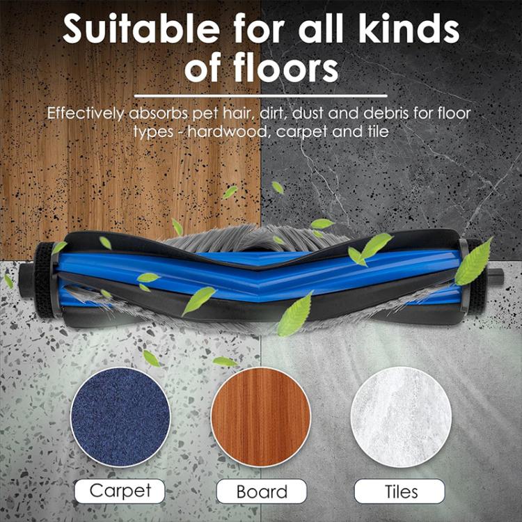 2pcs JUNSUNMAY Sweeper Main Clean Brush for Ecovacs Deebot T50 Pro / T50 Max / T50 Omni - For ECOVACS Accessories by JUNSUNMAY | Online Shopping UK | buy2fix