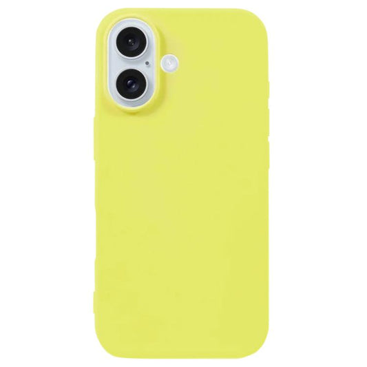 For iPhone 17 Kalebol Solid Color Simple All-inclusive Liquid Silicone Phone Case(Yellow) - iPhone 17 Cases by Kalebol | Online Shopping UK | buy2fix