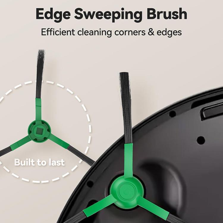 JUNSUNMAY 6pcs Sweeper Triangle Side Brush for iRobot Roomba Plus 405 / 505 Combo - For iRobot Accessories by JUNSUNMAY | Online Shopping UK | buy2fix