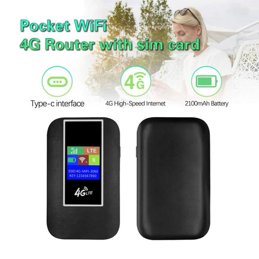 MF860 For Travel Wireless Pocket Hotspot Color Screen Portable 4G LTE WiFi Router - 4G Mobile Wifi by buy2fix | Online Shopping UK | buy2fix