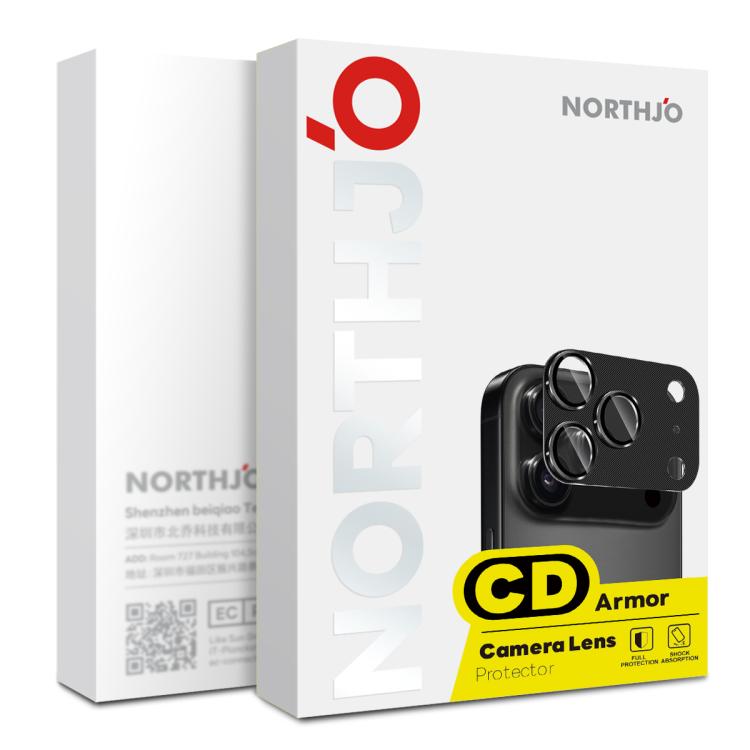 For iPhone Air NORTHJO CD Vein Camera Lens Protector Tempered Glass Rear Lens Film(Gold) - iPhone Air Tempered Glass by NORTHJO | Online Shopping UK | buy2fix