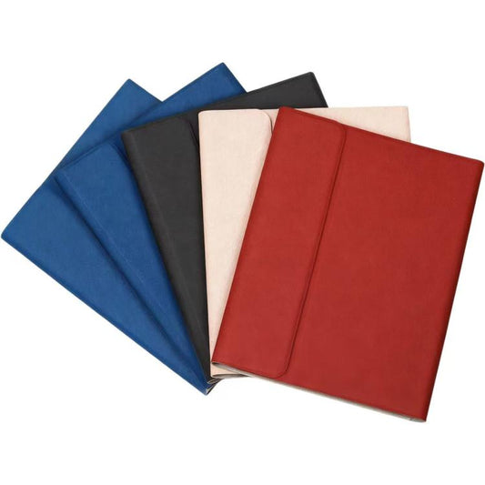 For iPad Pro 12.9 2015 Textured Magnetic Detachable Bluetooth Tablet Keyboard Case(Pink) - For iPad Pro by buy2fix | Online Shopping UK | buy2fix