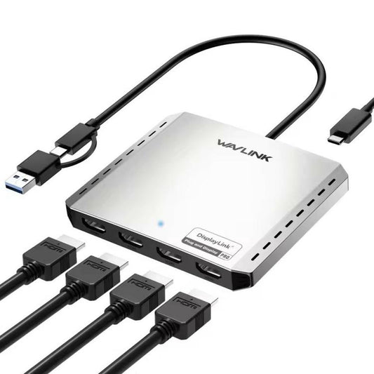 WAVLINK UG7501H 85W Upstream Charging 4 HD Converter 4K Display Adapter - Adapter by WAVLINK | Online Shopping UK | buy2fix