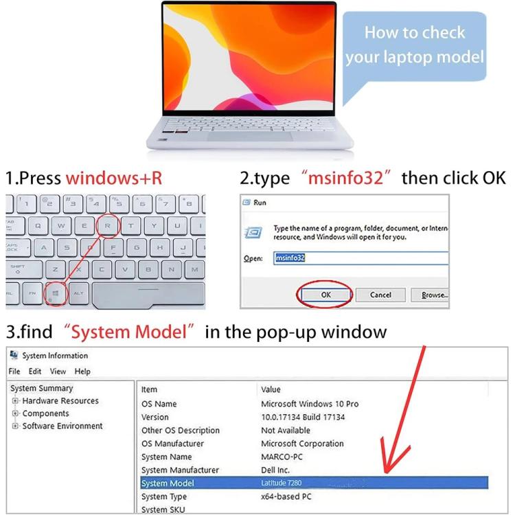 3HWPP 15.2V 68Wh Laptop Battery for Dell Latitude 5401 5410 5411 5501 5510 5511 Precision 3541 3551 - Dell Spare Parts by buy2fix | Online Shopping UK | buy2fix