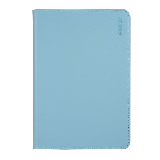 ENKAY 360 Degree Rotation Lichi Texture Leather Case with Holder for HUAWEI MediaPad M6 10.8 2019(Light Blue) - Huawei by ENKAY | Online Shopping UK | buy2fix