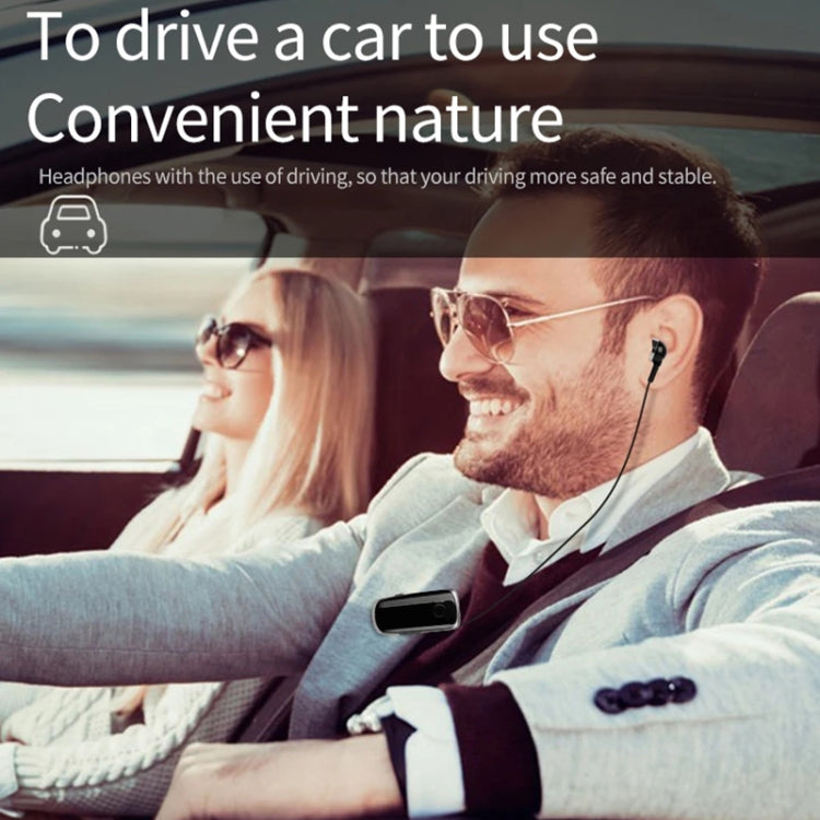 K39 Wireless Bluetooth Headset CSR DSP chip In-Ear Vibrating Alert Wear Clip Hands Free Earphone (Rose Red) by buy2fix