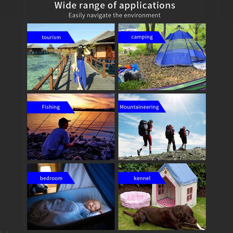 Outdoor Mosquito Repellent Portable Ultrasonic Insect Repellent Insecticide USB Charging Intelligent Frequency Conversion(Black) by buy2fix