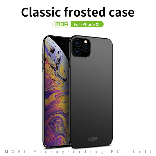 For iPhone 11 Pro MOFI Frosted PC Ultra-thin Hard Case (Blue) by MOFI