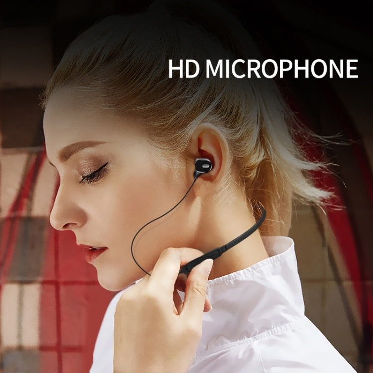DM-22 Magnetic Bluetooth Earphone DM-22 Neckband Sport headset with Mic Wireless Handsfree Earphoness(Blue) by buy2fix