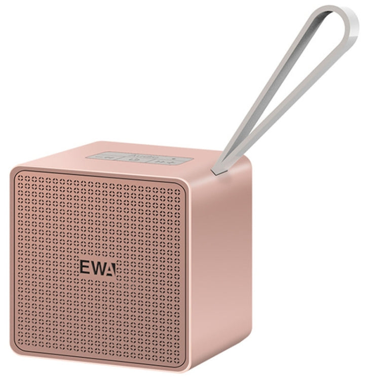 EWA A105 High Hidelity Bluetooth Speaker, Small Size High Power Bass, TWS Bluetooth Technology Support TF(Rose Gold) - Desktop Speaker by EWA | Online Shopping UK | buy2fix