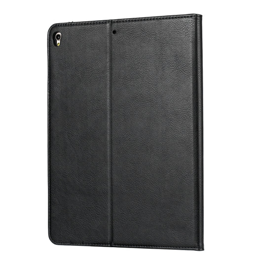 For iPad 10.2 Knead Skin Texture Horizontal Flip Leather Case with Photo Frame & Holder & Card Slots & Wallet(Black) - iPad 10.2 Cases by buy2fix | Online Shopping UK | buy2fix