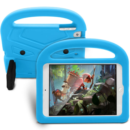 For iPad Mini 5 / 4 / 3 / 2 / 1 Sparrow Style EVA Children's Flat Anti Falling Protective Shell(Blue) - iPad mini (2019) / mini 5 Cases by buy2fix | Online Shopping UK | buy2fix