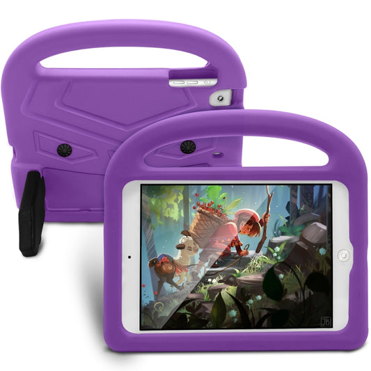 For iPad Mini 5 / 4 / 3 / 2 / 1 Sparrow Style EVA Children's Flat Anti Falling Protective Shell(Purple) - iPad mini (2019) / mini 5 Cases by buy2fix | Online Shopping UK | buy2fix