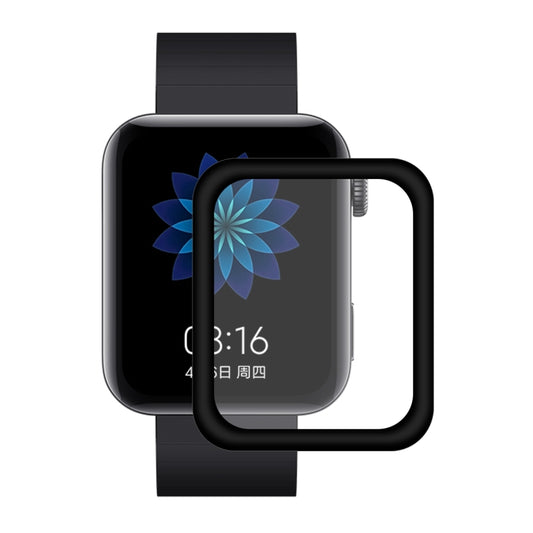 For XIAOMI MI Watch ENKAY Hat-prince 3D Full Screen PET Curved Hot Bending HD Screen Protector Film(Black) by ENKAY