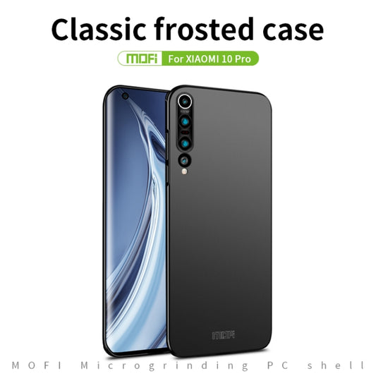 For Xiaomi Mi 10 Pro MOFI Frosted PC Ultra-thin Hard Case(Blue) by MOFI