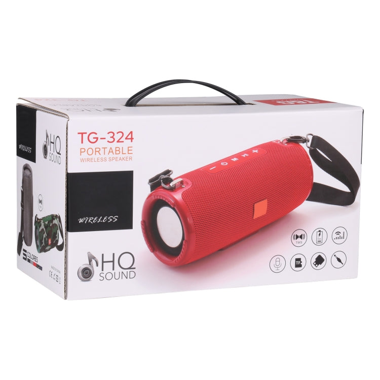 T&G TG-324 TWS Portable Columnar Bluetooth Speaker MP3 Player(Black) - Desktop Speaker by T&G | Online Shopping UK | buy2fix