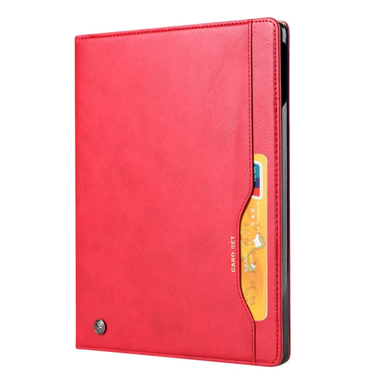 For iPad Pro 12.9 2022 / 2021 / 2020 Knead Skin Texture Horizontal Flip Leather Tablet Case(Red) - iPad Pro 12.9 (2020) Cases by buy2fix | Online Shopping UK | buy2fix