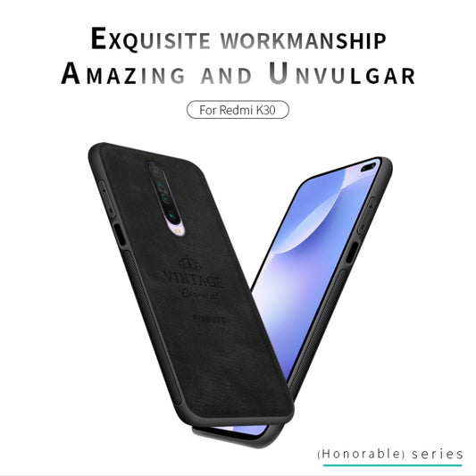 For Xiaomi Redmi K30 PINWUYO Zun Series PC + TPU + Skin Waterproof And Anti-fall All-inclusive Protective Shell(Gray) by PINWUYO