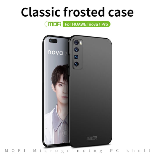 For Huawei Nova 7 Pro MOFI Frosted PC Ultra-thin Hard Case(Rose gold) by MOFI