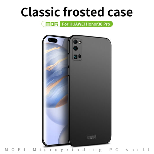 For Huawei Honor 30 Pro MOFI Frosted PC Ultra-thin Hard Case(Blue) by MOFI