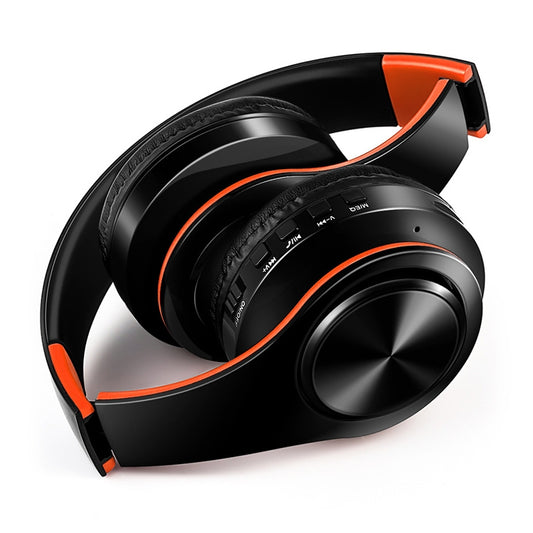 B7 Wireless Bluetooth Headset Foldable Headphone Adjustable Earphones with Microphone(Black Red) by buy2fix