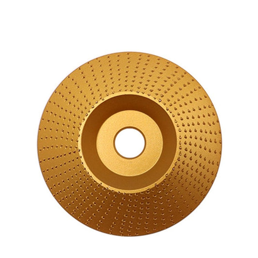Woodworking Sanding Thorn Disk Angle Grinder Thorn Disk Plastic Grinding Disk Polishing Disk, Style:Bevel(Gold) by buy2fix