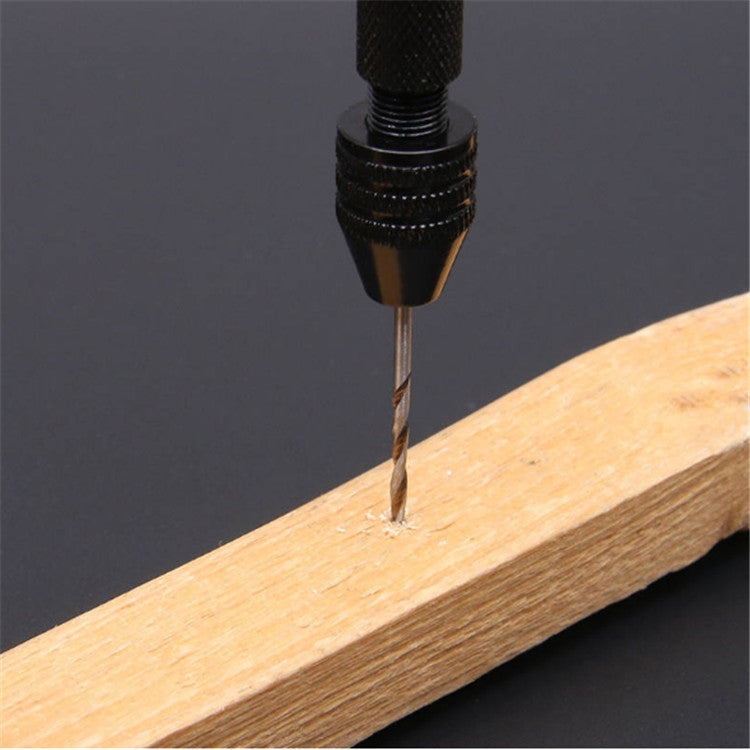 11 In1 Mini Manual Drill With Drill Plastic Walnut Wenwan Punching Tool by buy2fix