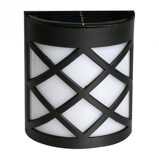 Solar Powered LED Wall Light Outdoor Waterproof Energy Saving Street Garden Lamp(White Light) by buy2fix