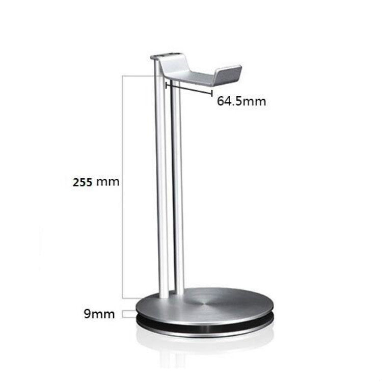 Headphone Bracket Metal Double-layer Headset Storage Rack(Amber Silver) by buy2fix
