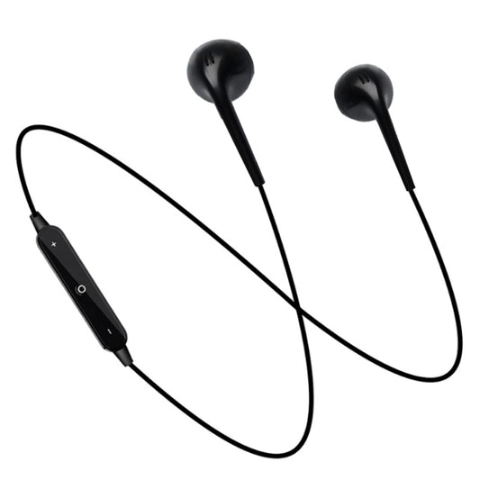 S6 Sport Wireless Bluetooth Earphone for iPhone / Xiaomi / Huawei, with Mic(Black) by buy2fix