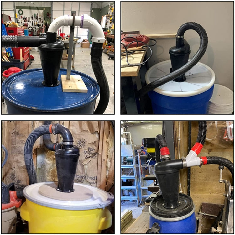 Industrial Aluminium Turbo-Charging Cyclone Industrial dust collector by buy2fix