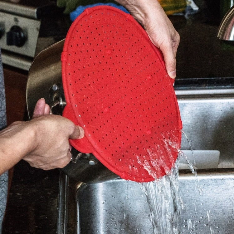 Multifunctional Food Grade Silicone Placemat Creative Kitchenware Heat Insulation Screen Filter(Red) by buy2fix