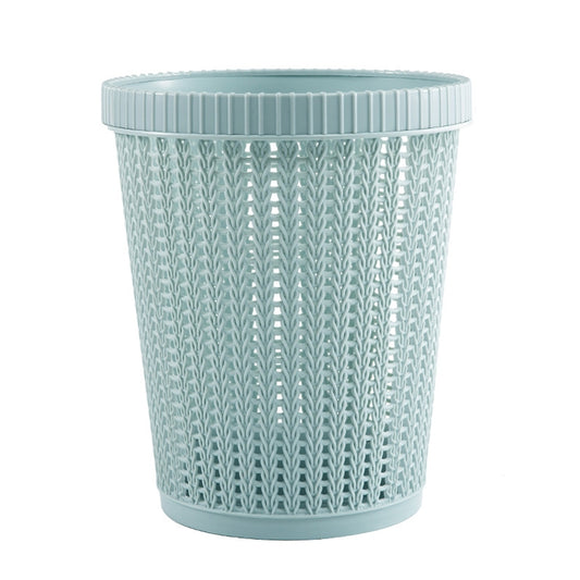 Household Removable Plastic Trash Bin Built-in Trash Bag Box(Blue) by buy2fix