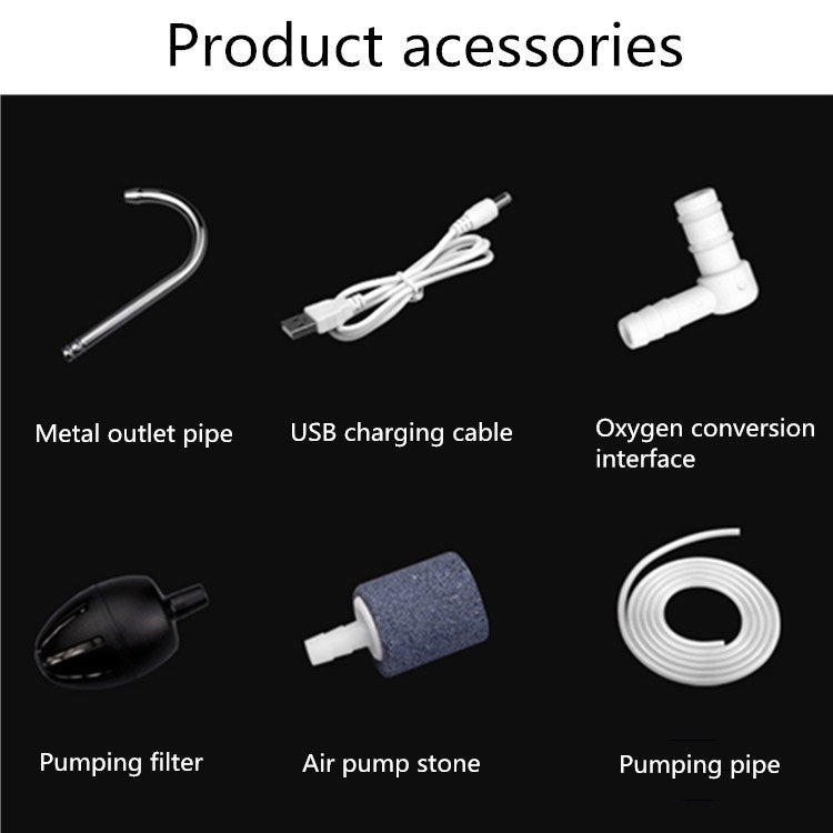 LINNHUE Automatic Water Pump Charging Water Absorber Outdoor Fishing Aeration Pump by buy2fix