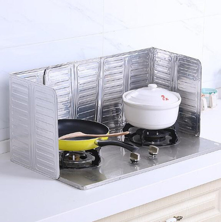 Kitchen Oil Proof Cooktop Oil Shield Creative Kitchen Splash Proof Hot Oil Proof Plate by buy2fix