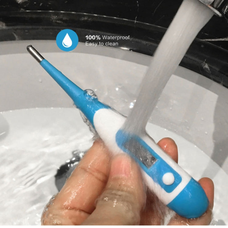 2 PCS LCD Electronic Digital Baby Thermometer Waterproof Soft Tip Medicine Home Thermometer, Random Color Delivery by buy2fix