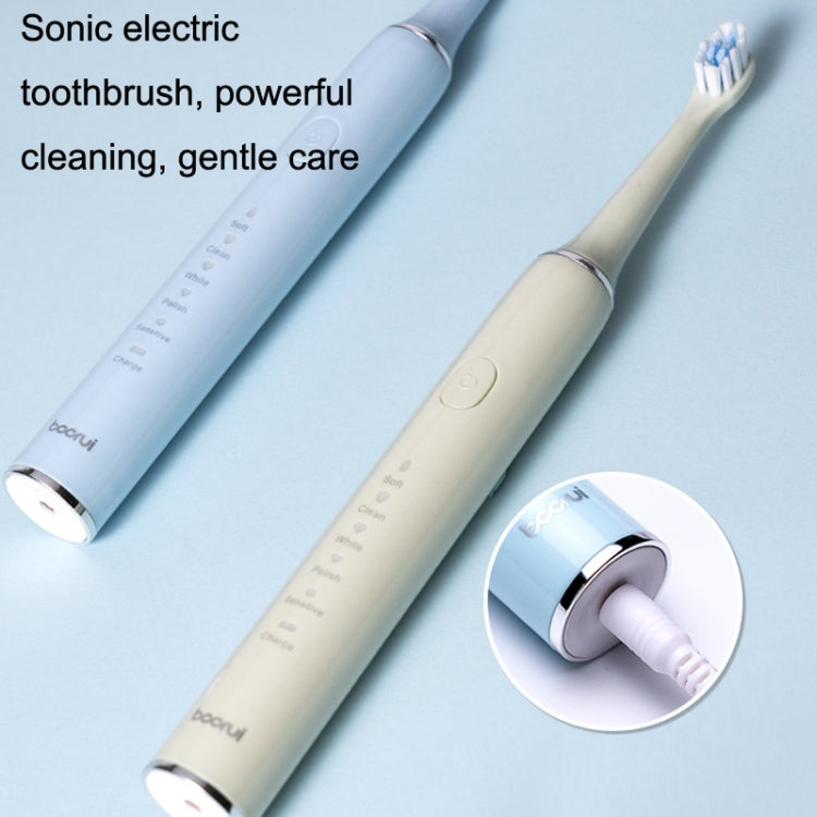 Boorui BR-Z5 USB Fast Charge Soft Toothbrush 5 Gear Sonic Electric Toothbrush(Sky Blue) by buy2fix