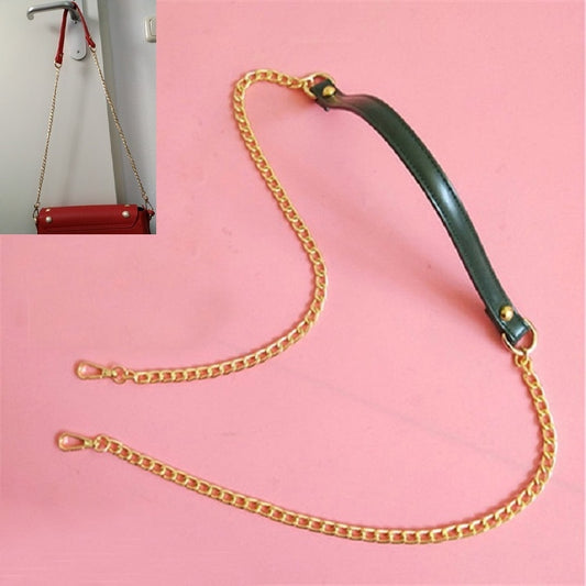 Women Bag PU Leather Chain Long Shoulder Strap Bag Accessories(Dark Green) by buy2fix