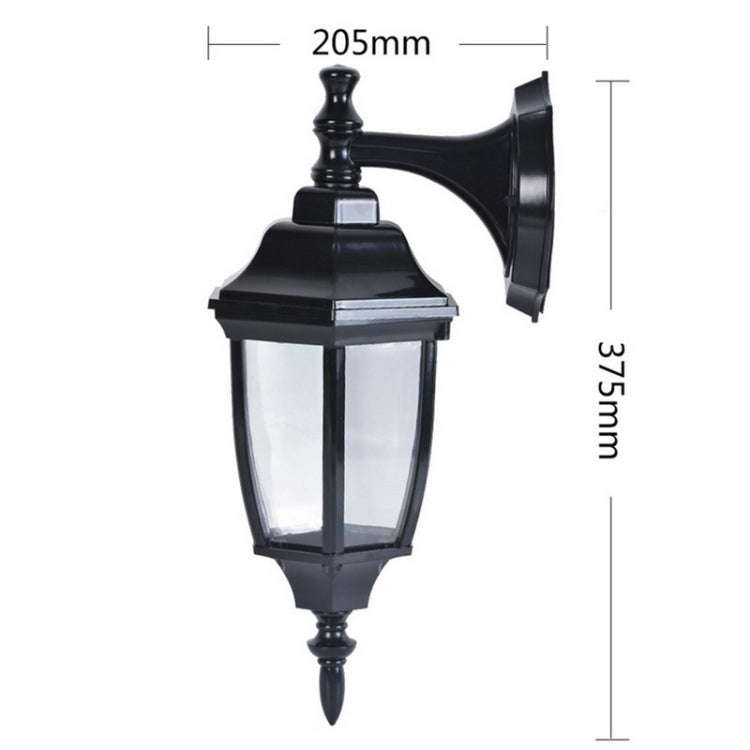 Vintage Acrylic IP67 Waterproof Courtyard Landscape Lights Hallway Lighting Wall Light without Light Source, Size:197x390mm by buy2fix