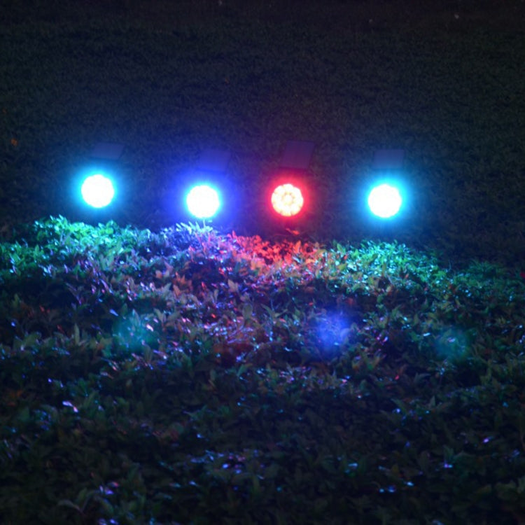 9 LEDs Solar Power Garden Lights LED Outdoor Garden Adjustable IP65 Waterproof Light(Colorful Changing) by buy2fix