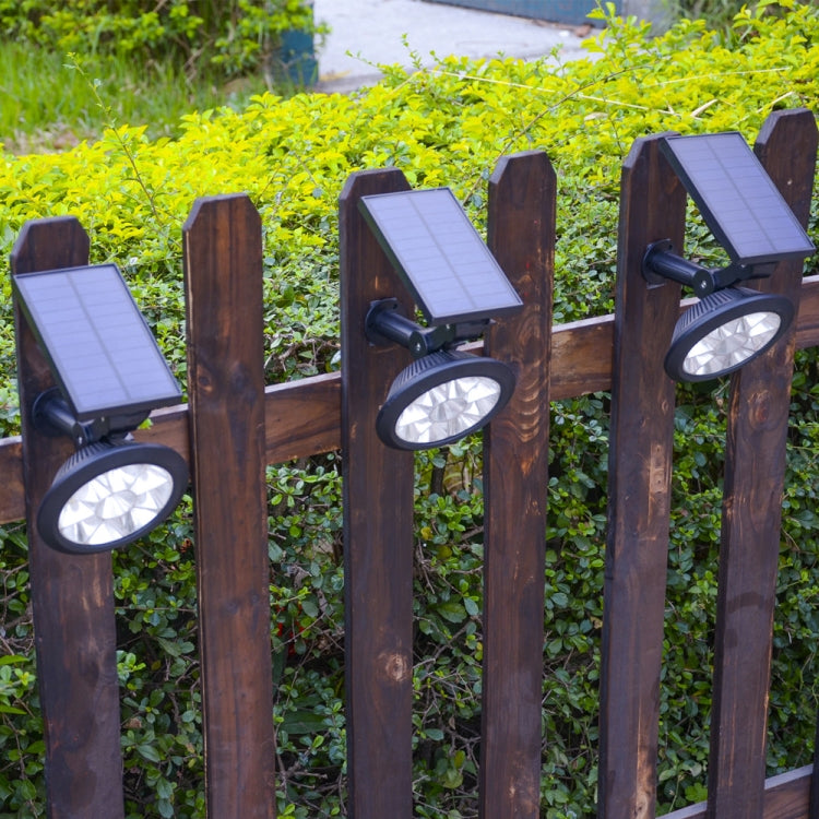 9 LEDs Solar Power Garden Lights LED Outdoor Garden Adjustable IP65 Waterproof Light(Warm White + White Light) by buy2fix