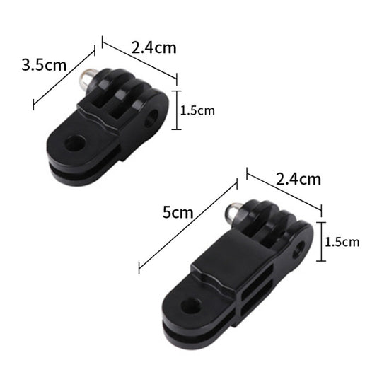 Different Direction Long Adapter TELESIN Screw Adapter Adjustment Arm For GoPro Hero12 Black / Hero11/10 /9 /8 /7 /6 /5, Insta360 Ace / Ace Pro, DJI Osmo Action 4 and Other Action Cameras by buy2fix